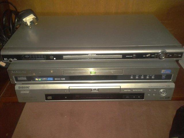 Preview of the first image of Sony, Samsung & Asda DVD players £5 each.