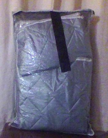 Image 1 of Padded Insulated Silver Windscreen Cover