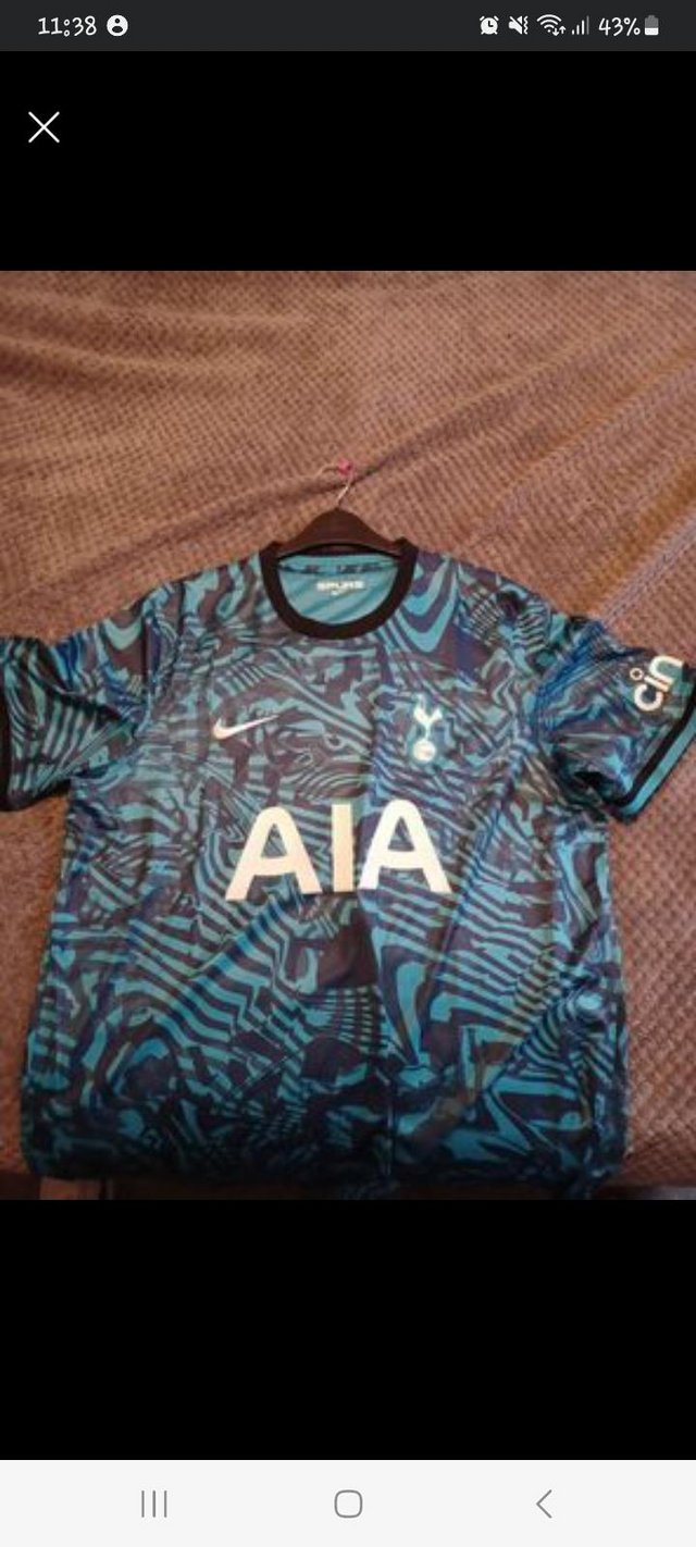 Preview of the first image of As New Tottenham football shirt.