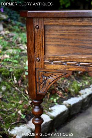 Image 85 of AN OLD CHARM LIGHT OAK CANTED CONSOLE TABLE LAMP PHONE STAND
