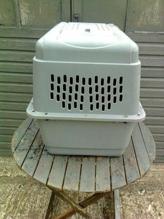 Image 1 of Transport Box/Dog Cage, Large, Heavy Duty, Plastic, 2'9 Long