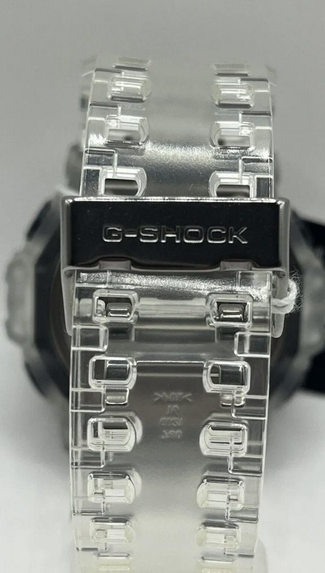 Preview of the first image of G-Shock Clear casing 700 Series in original metal gift tin.
