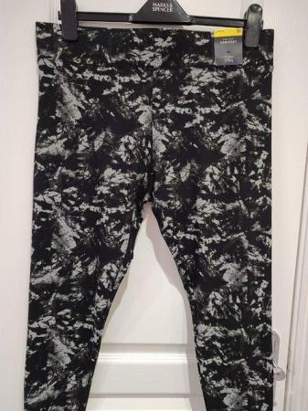 Image 2 of New M&S High Rise Leggings Size 16 Short Collect or Post