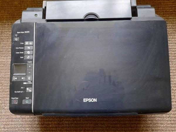 Image 1 of Epson Printer SX210/Scanner/Copier Black