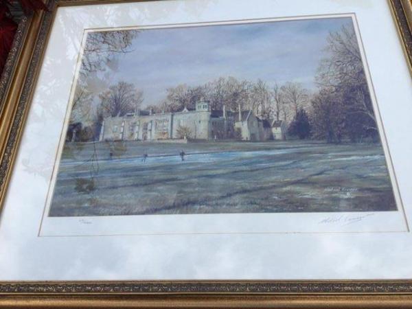 Image 3 of Lacock abbey print by local artist