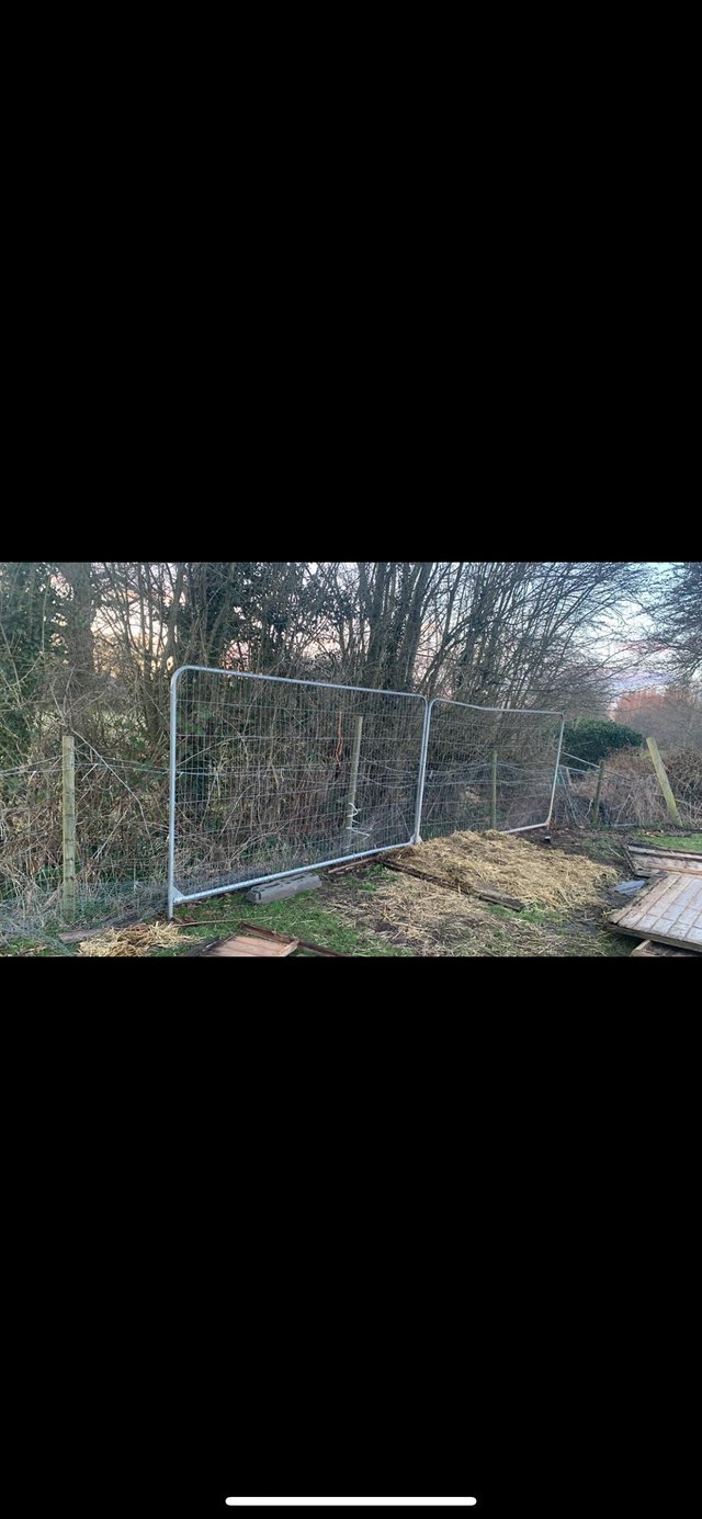 Preview of the first image of Heras fencing for sale  must sell.