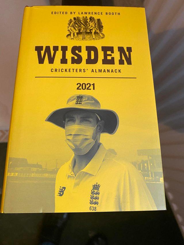 Preview of the first image of WISDEN cricket book collection 1947-2021.