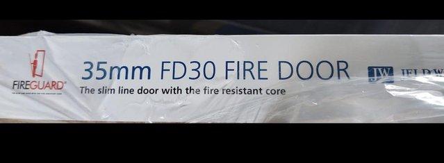 Image 2 of 35mm FD30 Slim Line Internal Panel Fire Door