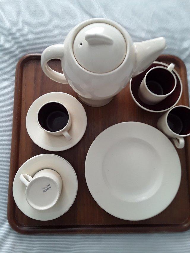 Preview of the first image of SUSIE COOPER DECO COFFEE SET Burslem England.
