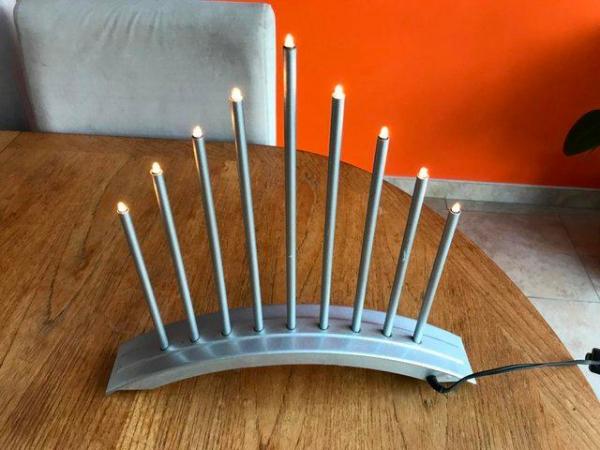 Image 1 of Lovely sturdy Christmas metal candelabra