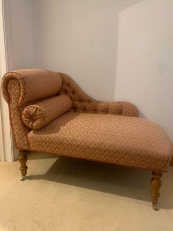 Image 1 of Beautiful small upholstered Chaise longue