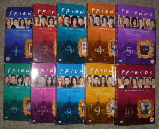 Image 1 of Friends, all 10 Seasons. DVD Boxsets