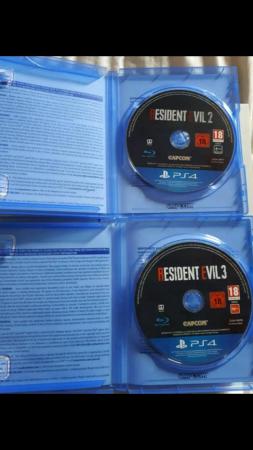 Image 1 of PS4 resident evil remake 2+3