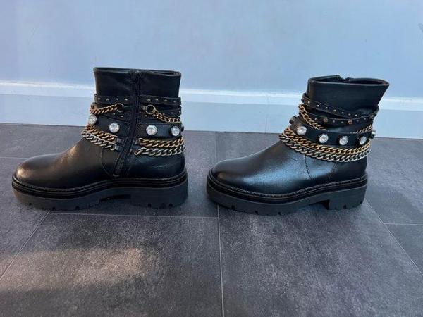 Image 2 of Kurt Geiger Boots chains jewels brand new boxed size 4