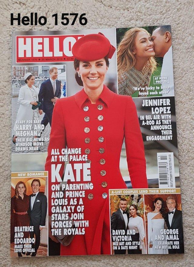Preview of the first image of Hello Magazine 1576 - Kate on Parenting & Prince Louis.