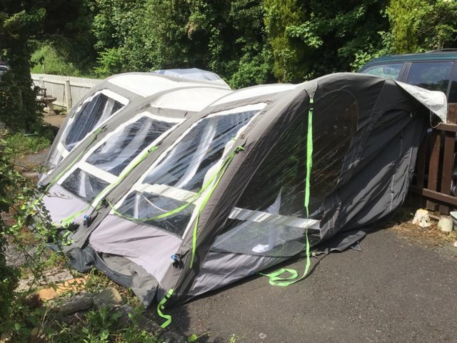 Preview of the first image of Rally Air Pro 390 Awning good condition with ground sheet.