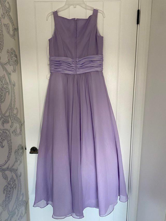 Preview of the first image of Teen size 12 bridesmaids dress.