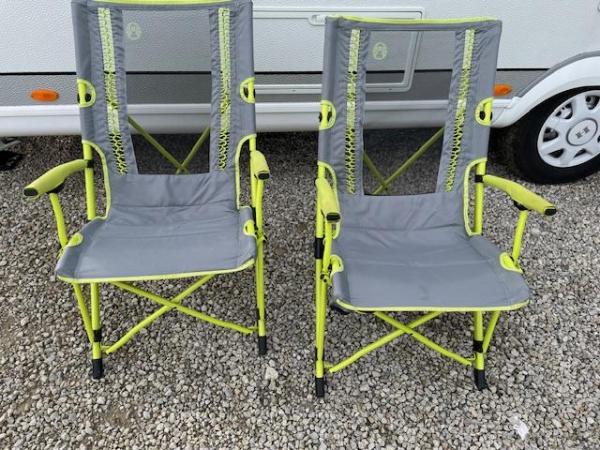 Image 3 of Colman Folding Chairs for camping or Garden