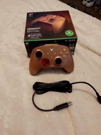 Image 3 of Xbox controllers wired. Bronze