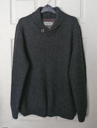 Image 1 of Mens Navy Knitted Jumper By TU Premium Clothing - Size M