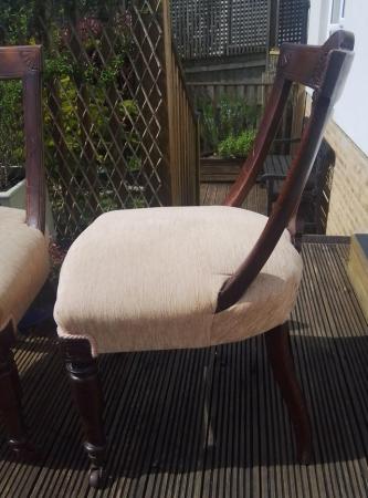 Image 3 of Antique Vintage Dining Chairs x 4