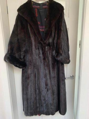Image 2 of Genuine Mink Full Length Blackglama Coat