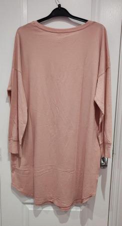 Image 12 of Two Marks and Spencer Nightdresses Pink & Grey Cotton 14