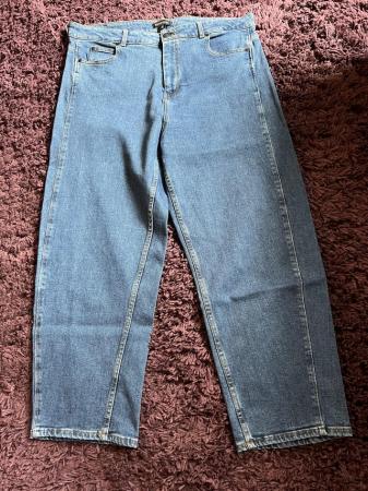 Image 1 of Whistles Authentic High Waist Barrel Leg Jeans