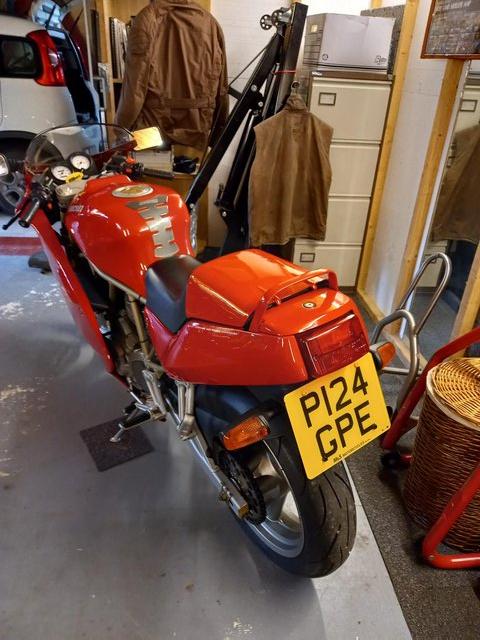 Preview of the first image of 1997 Ducati 600SS...red...11,000 miles, condition as new..