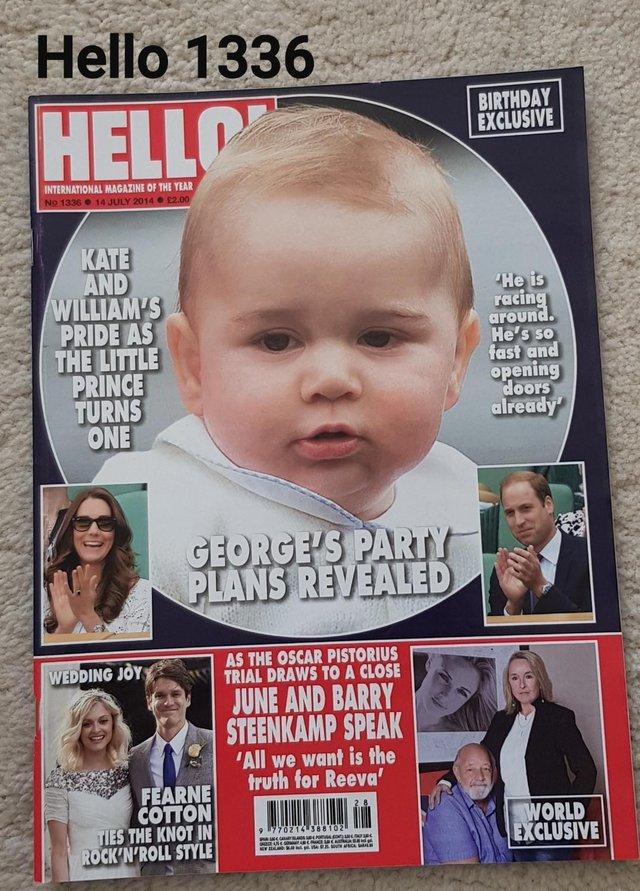 Preview of the first image of Hello Magazine 1336 - Prince George-1st Birthday Party Plans.