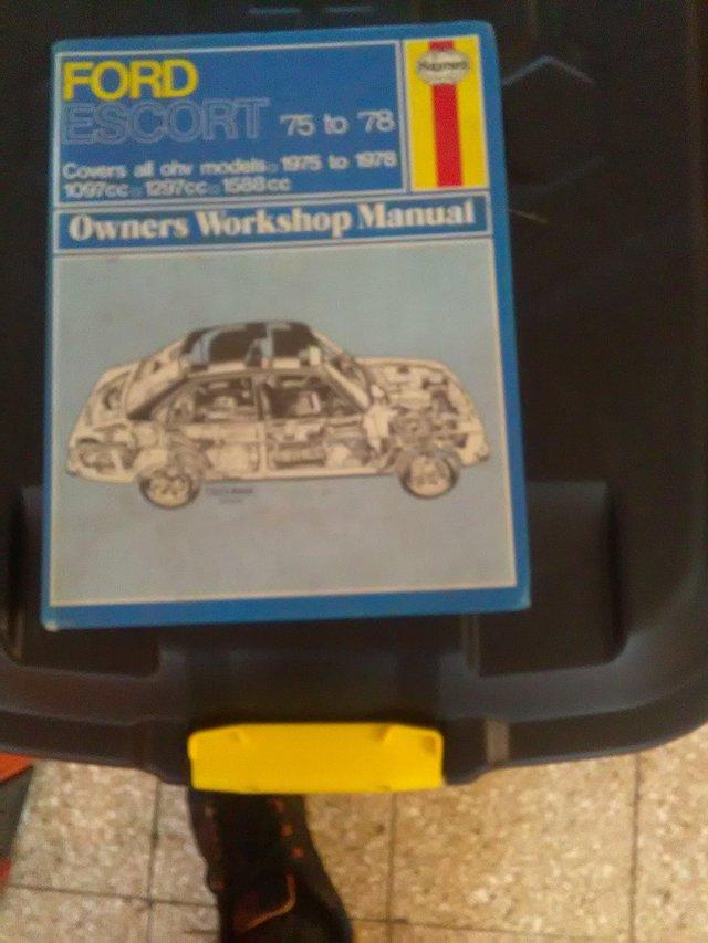 Preview of the first image of Ford escort Haynes workshop manual.