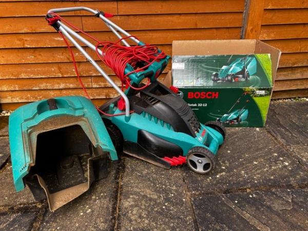 Image 2 of Bosch Lawnmower used but in good condition and working