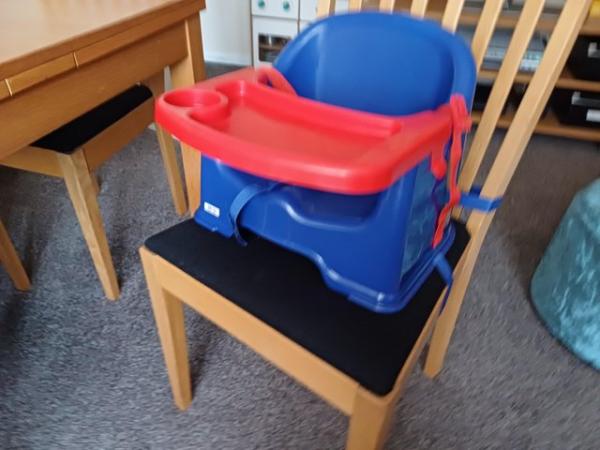 Image 2 of Childs booster seat and tray