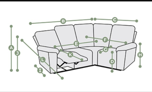 Image 3 of Oak Furniture Land Modular 4 Seat Corner Power Recliner