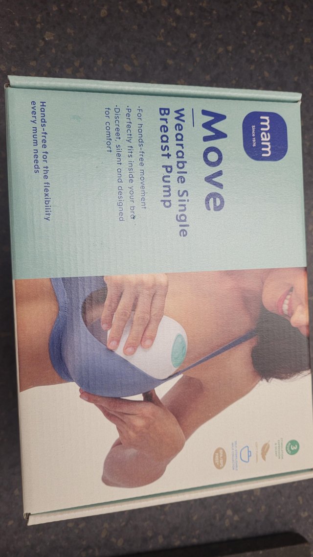 Preview of the first image of BRAND NEW MAM Wearable Breast Pump.