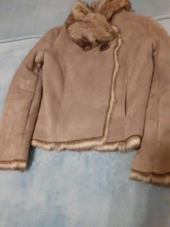 Image 2 of Vintagenext fur lined sude jacket