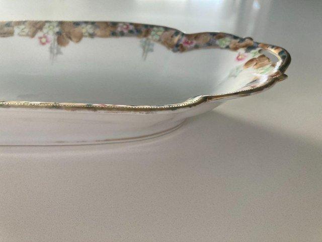 Preview of the first image of Antique Nippon Celery dish 36 cm.