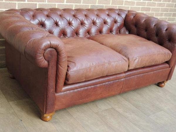Image 3 of Laura Ashley Chesterfield Sofa (UK Delivery)