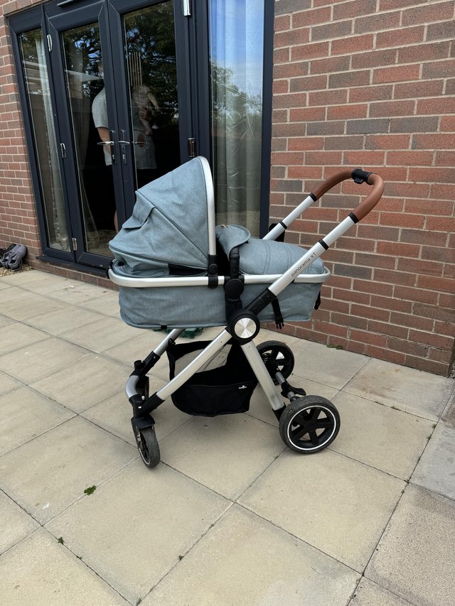 Preview of the first image of Panorama XT 2 in 1 Pram in Sea Green.