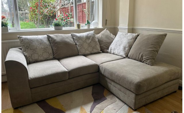 Image 1 of Modern Corner Sofa: Great Condition