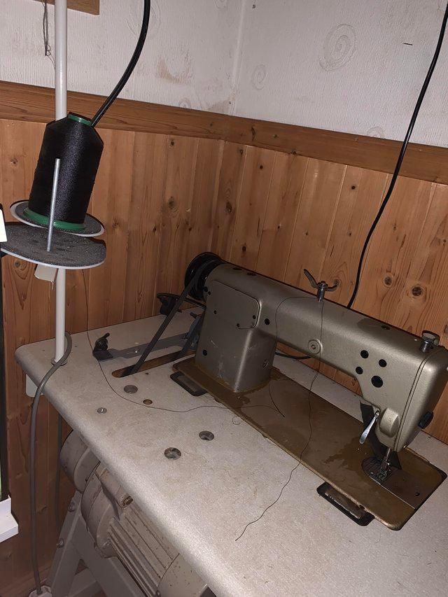 Preview of the first image of Industrial Sewing Machine with built in table.