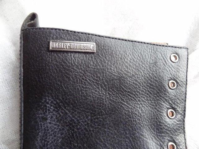 Preview of the first image of Harley Davidson Ladies Boots size 4.5 UK.
