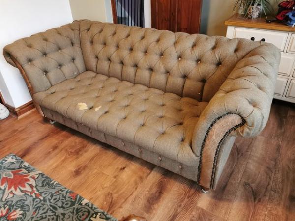 Image 2 of FREE Stunning Chesterfield 3 Seater Sofa