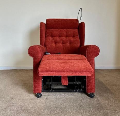 Image 5 of LUXURY ELECTRIC RISER RECLINER RED CHAIR MASSAGE CAN DELIVER
