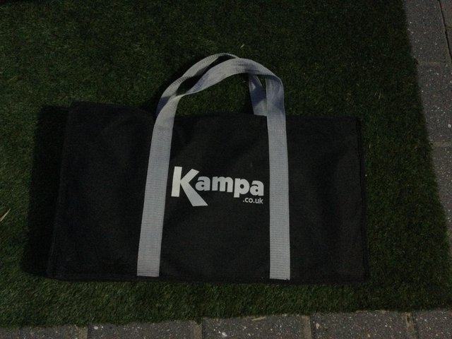 Preview of the first image of Kampa 2 burner stove and grill and bag.
