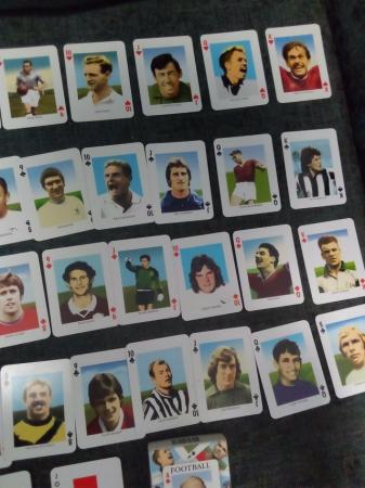 Image 3 of Boxed 1990 unbranded football playing cards.