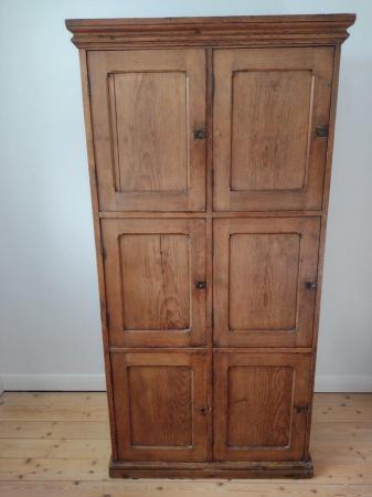 Image 2 of Vintage wooden school locker cupboard