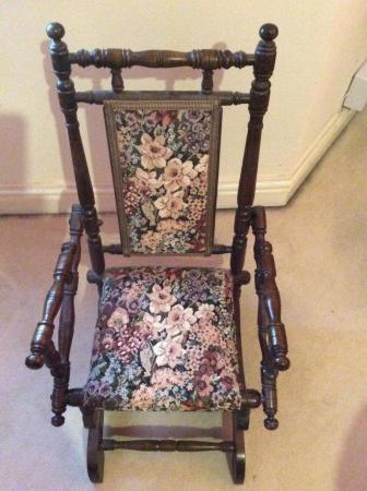 Image 1 of Children's American antique rocking chair