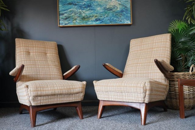 Preview of the first image of Mid Century Greaves & Thomas Rosewood Armchairs.