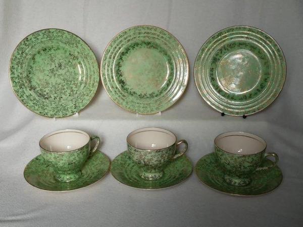 Image 1 of Early 20th Centuary EmpirE 3 piece tea set.